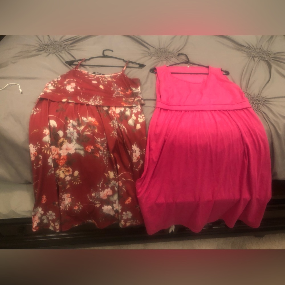 2 nursing dresses, size Large